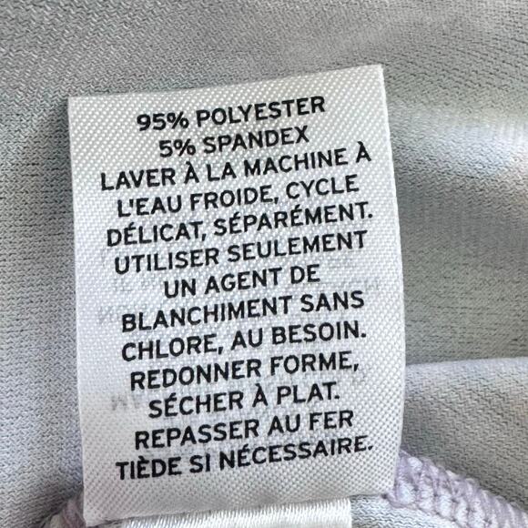 Nordstrom OPEN EDIT Tie Shoulder Mini Dress Purple-Pink Ash Blur Floral Sz XL - Picture 9 of 9